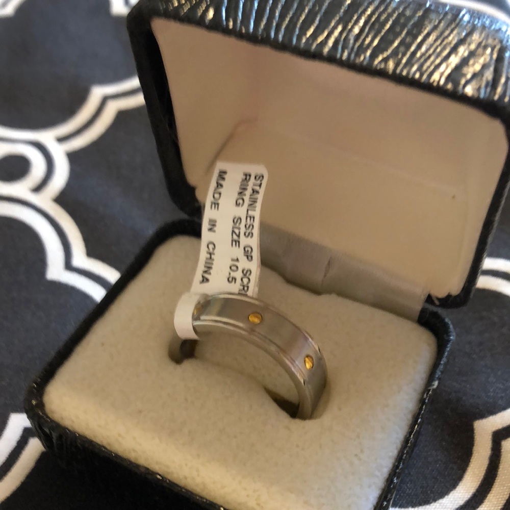 Men’s stainless steel ring